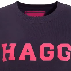 Pulls Et Gilets*Hagg - Sweat col rond femme / fuchsia Marine