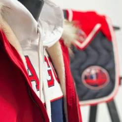 Outlet - Sweat hoodie à capuche blanc / marine Enfant Pulls Et Gilets|Pulls Et Gilets