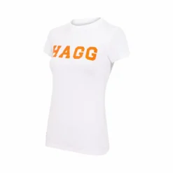 T-Shirts Et Baselayers*Hagg - T-shirt manches courtes femme / orange Blanc