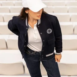 Blousons Et Manteaux*Harcour - Bomber manches longues femme Agathe Marine