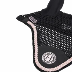 Bonnets Poneys|Bonnets Pour Chevaux*Harcour - Bonnet pour chevaux Suzette / rose Noir