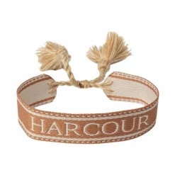 Bijoux/ Montres/ Lunettes*Harcour - Bracelet Baya abricot/ lin Orange