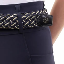 Ceintures*Harcour - Ceinture élastique Charline / light gold x Versailles Marine