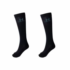 Chaussettes D'Équitation*Harcour - Chaussette d'équitation Badminton / peacock Marine