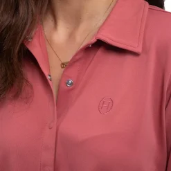 Polos Et Chemises*Harcour - Chemise manches longues femme Sharly vieux Rose