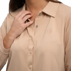 New - Chemise manches longues femme Shamae sable Polos Et Chemises