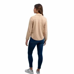 New - Chemise manches longues femme Shamae sable Polos Et Chemises