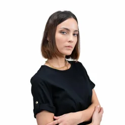 Hot - Combi-short femme Perla black gold Pantalons Lifestyles