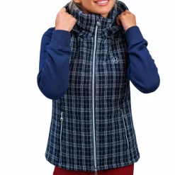 Blousons Et Manteaux*Harcour - Doudoune sans manches femme Best of tweed / blanc Marine