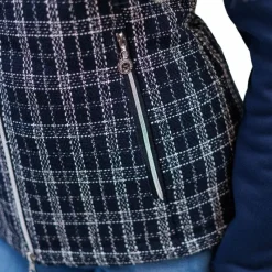 Blousons Et Manteaux*Harcour - Doudoune sans manches femme Best of tweed / blanc Marine