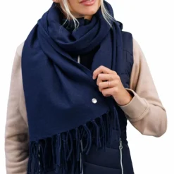 Écharpes*Harcour - Echarpe Scalli Marine
