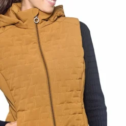 Blousons Et Manteaux*Harcour - Gilet sans manches femme Bernie golden yellow Jaune