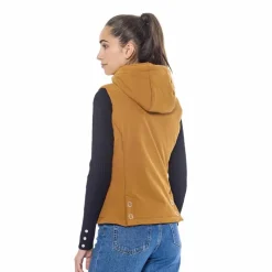 Blousons Et Manteaux*Harcour - Gilet sans manches femme Bernie golden yellow Jaune