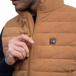 Blousons Et Manteaux|Blousons Et Manteaux*Harcour - Gilet sans manches homme Porto iced coffee Marron