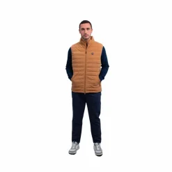 Blousons Et Manteaux|Blousons Et Manteaux*Harcour - Gilet sans manches homme Porto iced coffee Marron