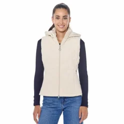 Blousons Et Manteaux*Harcour - Gilet sans manches femme Bernie ivoire Beige