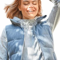 Blousons Et Manteaux*Harcour - Gilet sans manches Bold denim Bleu