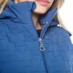 Blousons Et Manteaux*Harcour - Gilet sans manches femme Bernie steel blue Bleu