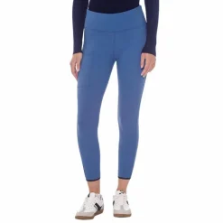 Sale - Legging d'équitation polaire femme Lili steel blue Leggings D'Équitation