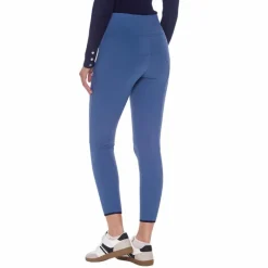 Sale - Legging d'équitation polaire femme Lili steel blue Leggings D'Équitation