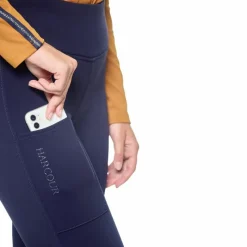 Leggings D'Équitation*Harcour - Legging d'équitation polaire femme Lili Marine