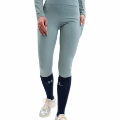 New - Legging d'équitation femme Louna grey green Leggings D'Équitation