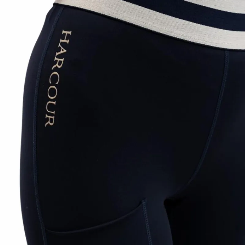 Leggings D'Équitation*Harcour - Legging femme Volta / lin Marine