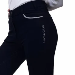 Pantalons D'Équitation*Harcour - Pantalon d'équitation femme Boogie Marine