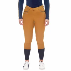 Hot - Pantalon d'équitation femme Jaltika golden yellow Pantalons D'Équitation
