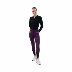Outlet - Pantalon d'équitation femme Jaltika figue Pantalons D'Équitation