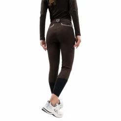 Pantalons D'Équitation*Harcour - Pantalon d'équitation polaire femme Jaipur cacao Marron