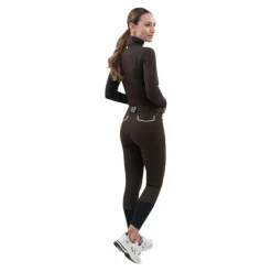 Pantalons D'Équitation*Harcour - Pantalon d'équitation polaire femme Jaipur cacao Marron