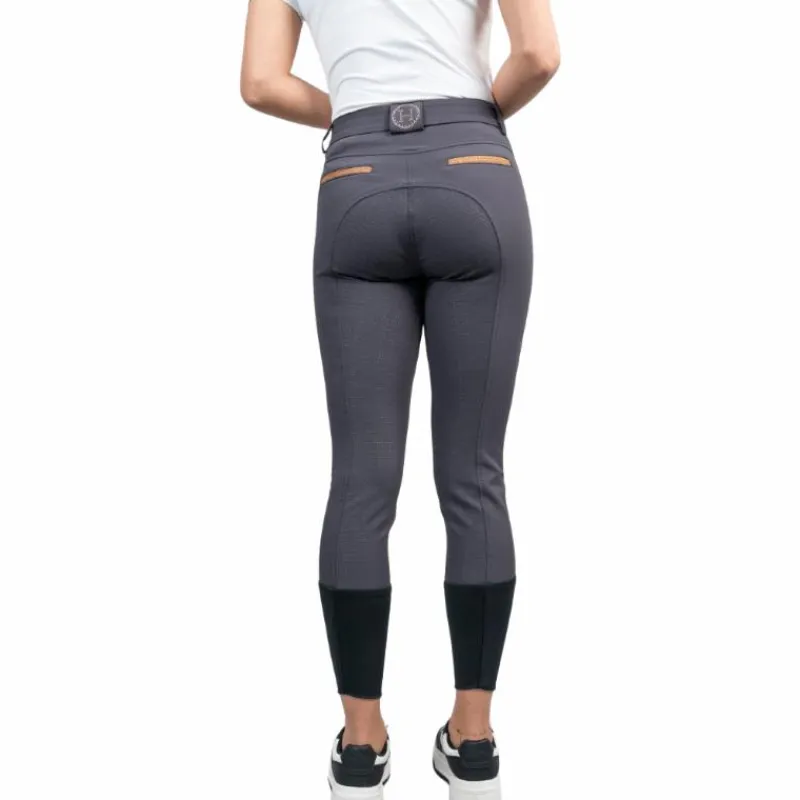 Hot - Pantalon d'équitation femme Boogie dark grey/ rose gold Pantalons D'Équitation