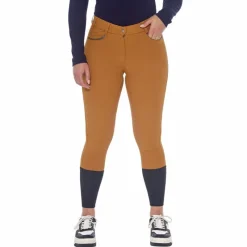 Pantalons D'Équitation*Harcour - Pantalon d'équitation femme Boogie golden yellow Jaune