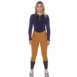 Pantalons D'Équitation*Harcour - Pantalon d'équitation femme Boogie golden yellow Jaune