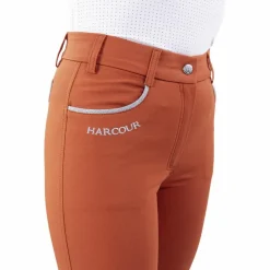 Pantalons D'Équitation*Harcour - Pantalon d'équitation femme Jaltika fauve Orange