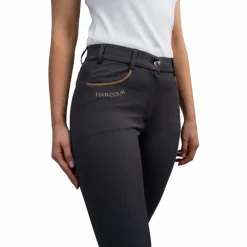 Hot - Pantalon d'équitation femme Jaltika dark grey/ rose gold Pantalons D'Équitation