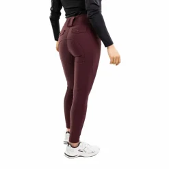Pantalons D'Équitation*Harcour - Pantalon d'équitation femme Ludivine aubergine Bordeaux