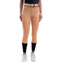 Pantalons D'Équitation*Harcour - Pantalon d'équitation femme Jaltika abricot Orange