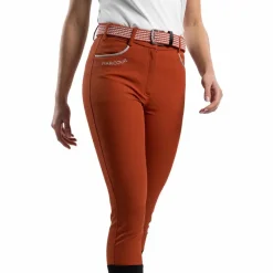 Pantalons D'Équitation*Harcour - Pantalon d'équitation femme Jaltika terracotta Orange