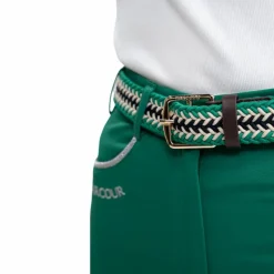 Sale - Pantalon d'équitation femme Jaltika emerald green Pantalons D'Équitation