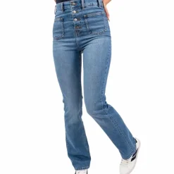 Discount - Pantalon en jean femme Flare Juvo denim Pantalons Lifestyles