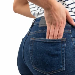 Pantalons Lifestyles*Harcour - Pantalon jean femme Girlfriend Power Marine