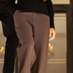 Pantalons Lifestyles*Harcour - Pantalon lifestyle femme Pia cacao Marron