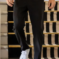 Pantalons Lifestyles*Harcour - Pantalon lifestyle chino homme Adam Noir