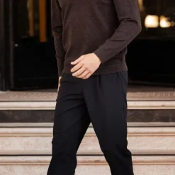 Pantalons Lifestyles*Harcour - Pantalon lifestyle chino homme Adam Noir