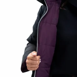 Blousons Et Manteaux*Harcour - Parka courte réversible femme Adele / figue Noir