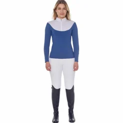 Clearance - Polo de concours manches longues femme Pannie steel blue Polos Et Chemises