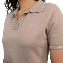 Polos Et Chemises*Harcour - Polo femme Shark latte Marron