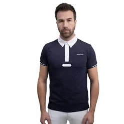 Polos Et Chemises|Polos Et Chemises*Harcour - Polo manches courtes homme Crystallo Marine